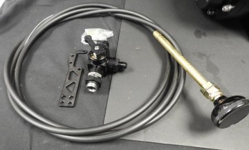 APD Shut off  Valve + Cable  + Bracket & Cable Kit - Fits all Known APD Carb Fuel Pumps